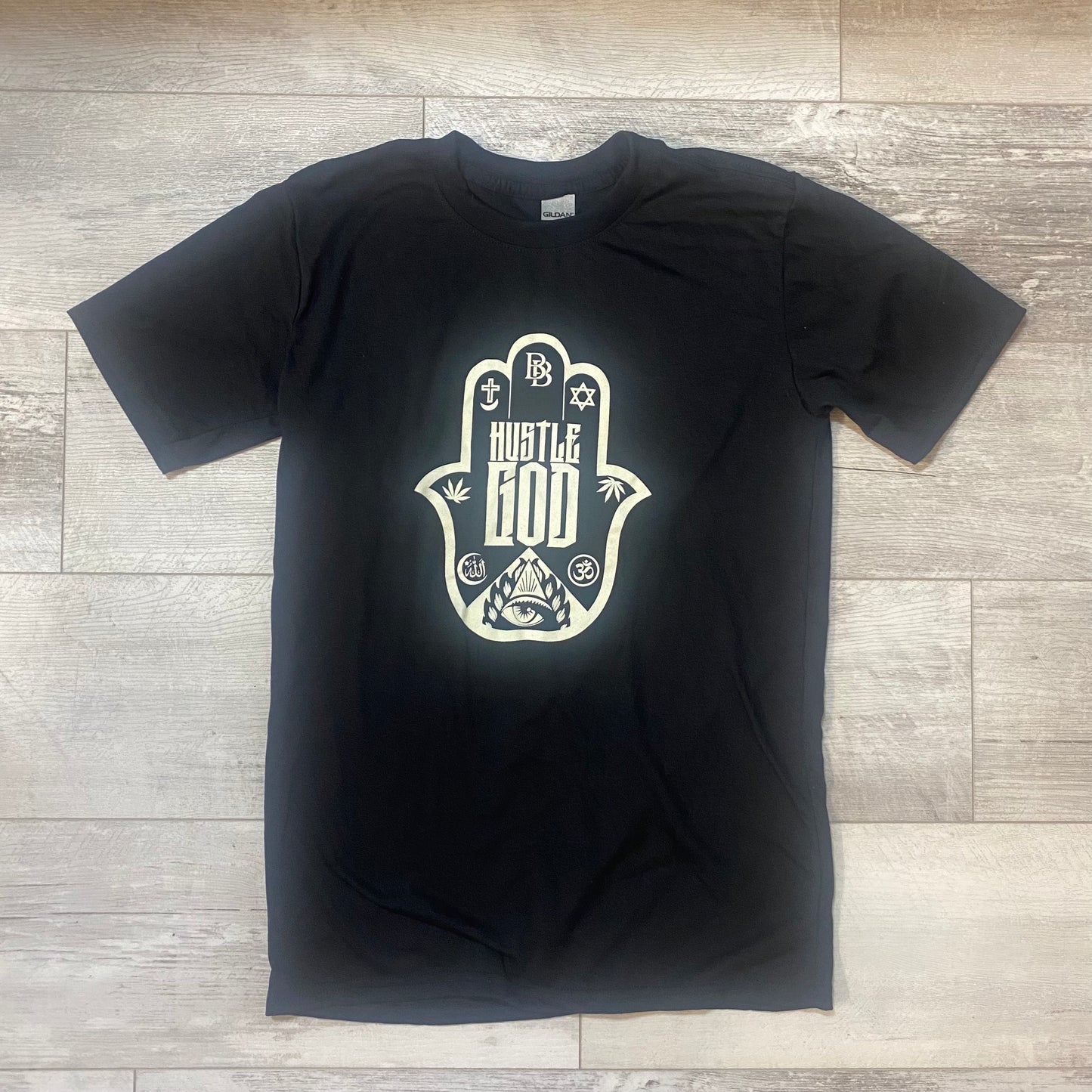 Hustle God Black T-Shirt